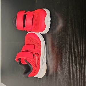 Size 3C Red Nike Infant Shoes